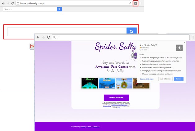 Spider Sally Virus - Guide To Remove Spider Sally Redirect Virus
